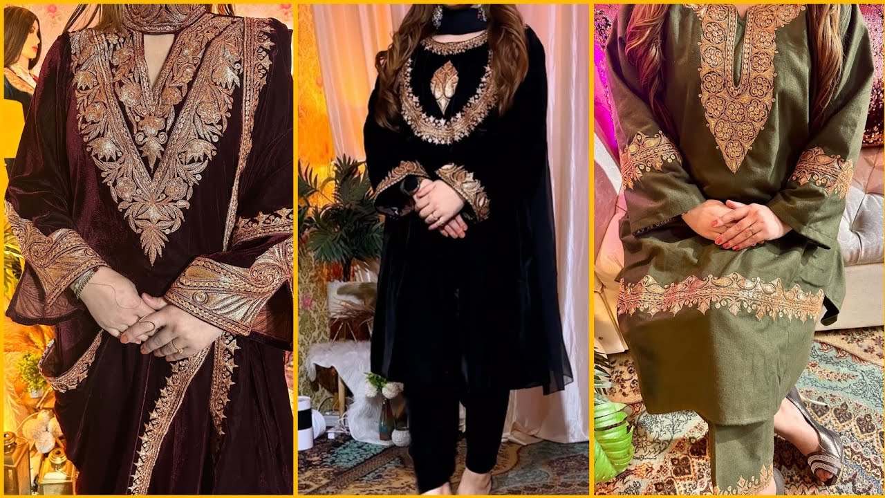 Customised Hand Tilla Work Dresses 🍁 || Tilla Pheran 😍 || Bridal Tilla Work Suits 💫
