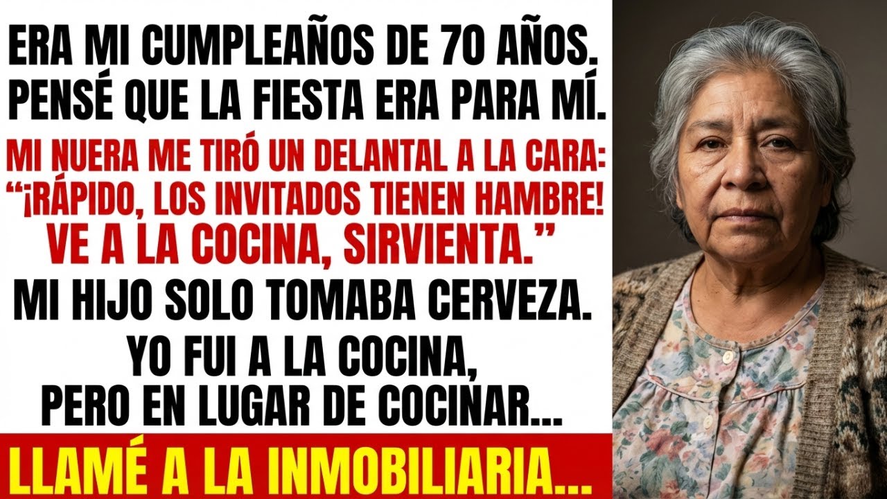 En mi cumpleaños, mi nuera me tiró un delantal: 