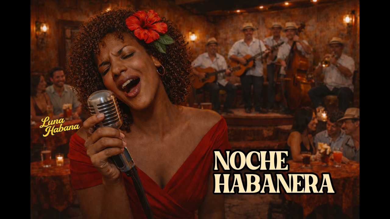 Noche Habanera 🌙 Salsa Cubana Vintage en La Habana | Luna Habana