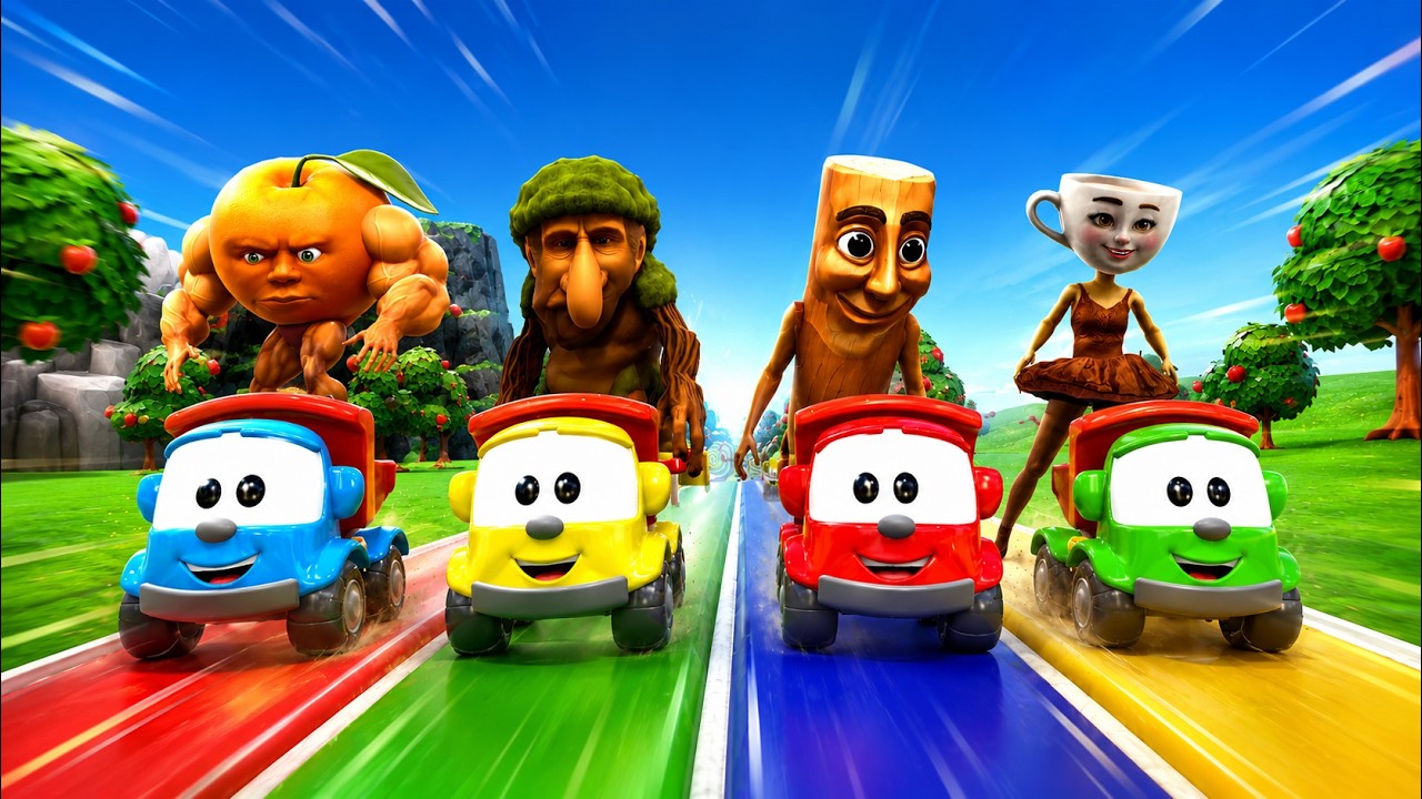 Long Slide Game with Cow Elephant Gorilla Hippopotamus Tiger 3d Animal Game Funny 3d Animals