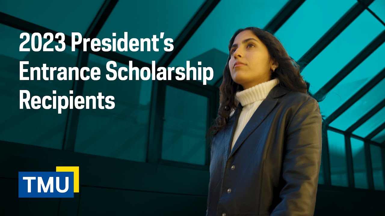 President's Entrance Scholarship Recipients