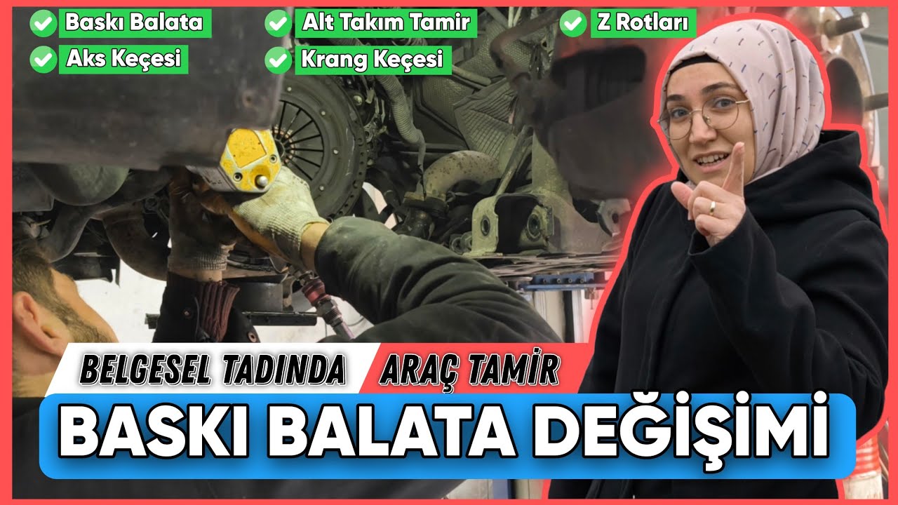 Baskı Balata Değişimi ➡️ Alt Takım Tamir 👉 Araç Tamir Videoları