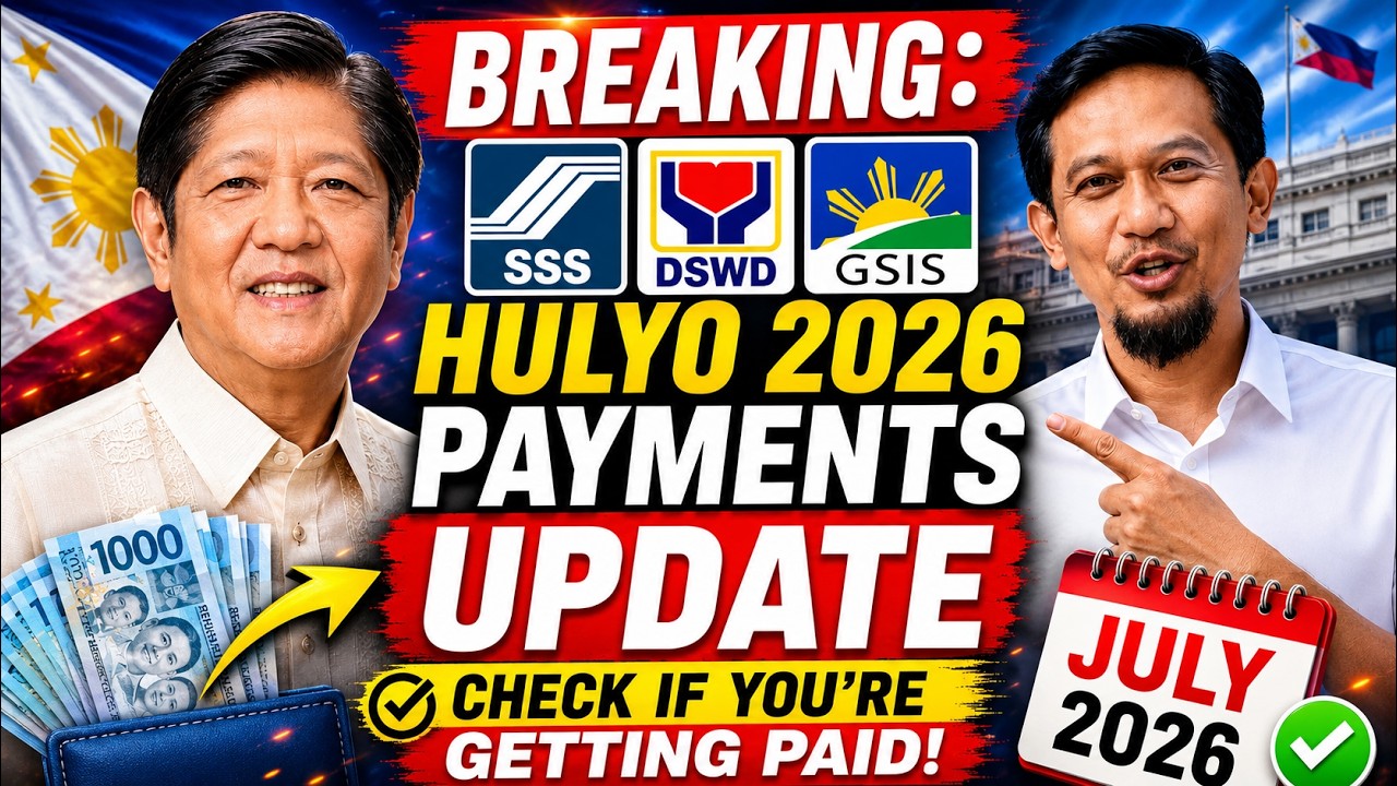 BREAKING: SSS, DSWD, GSIS Hulyo 2026 Payments UPDATE &mdash; Check If You're Getting Paid!