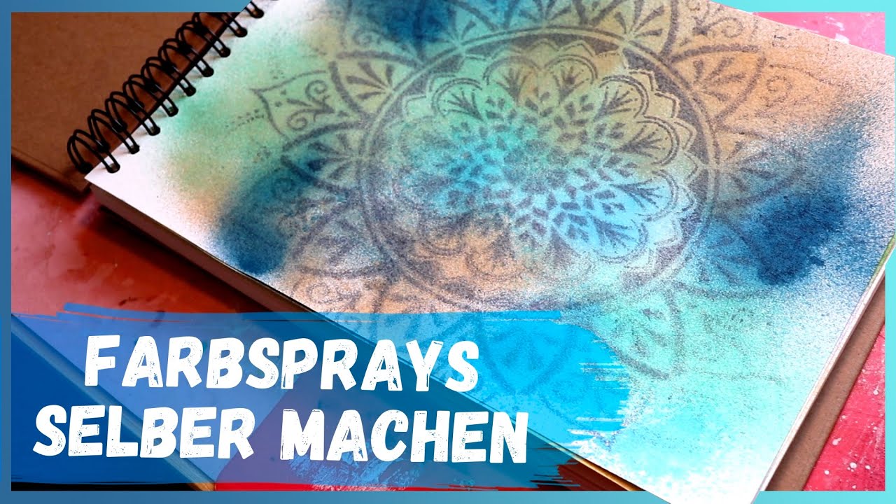DIY: Farbsprays aus Pigmenten selber machen | Kreativ Vlog