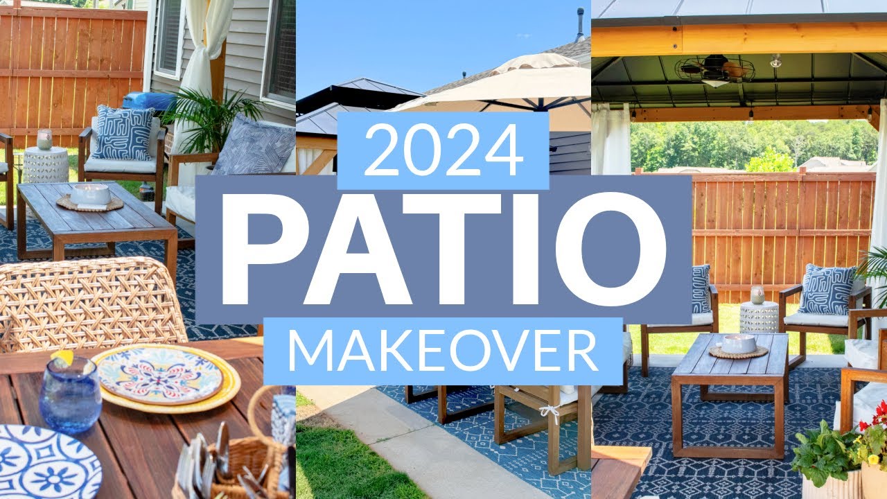 SUMMER 2024  PATIO MAKEOVER! | NEW GAZEBO + AMAZON FINDS | JUNETEENTH COOKOUT @TheHeartsandcake90