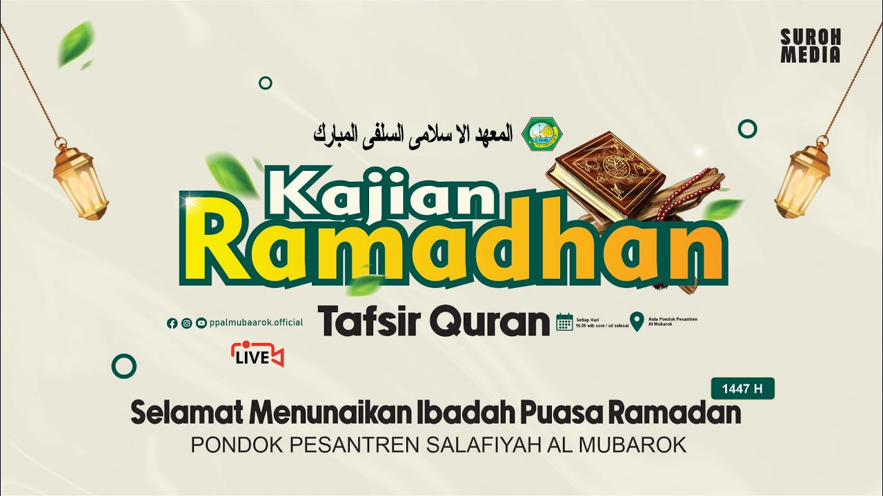 LIVE NGAJI TAFSIR QUR'AN BERSAMA GUS ROBERT HASAN UBAIDILLAH LC. #7