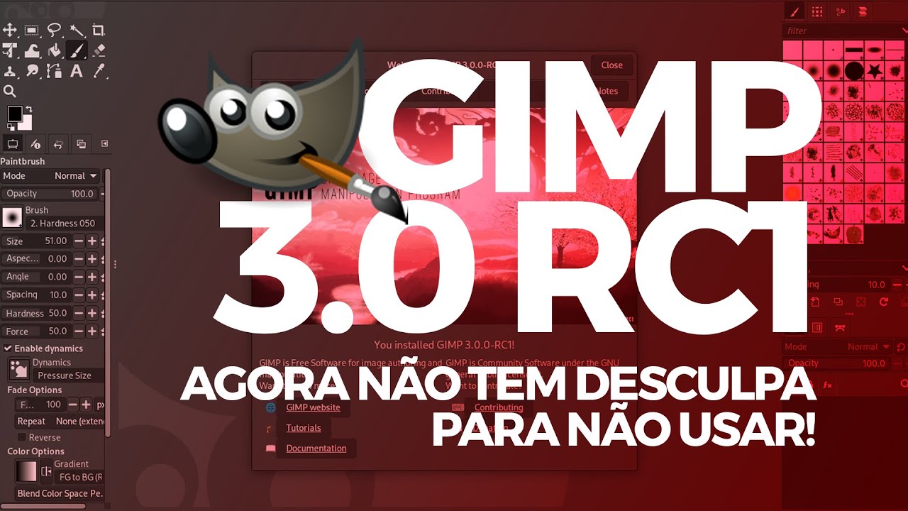 Testei o GIMP 3.0 RC1! Novidades e funcionalidades que você precisa conhecer