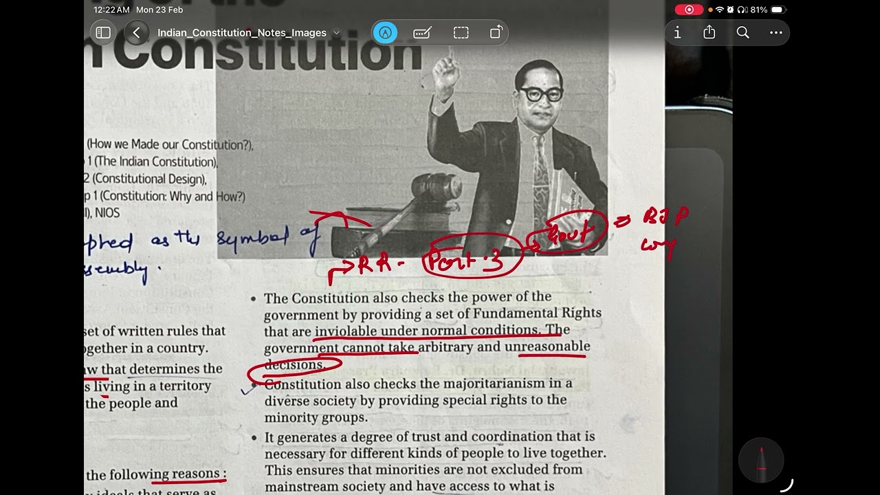 NCERT CLASS 3 MAKING OF INDIAN CONSTITUTION PART1 