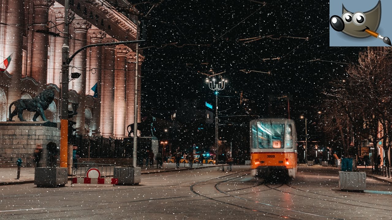 How to Create Snow in Gimp