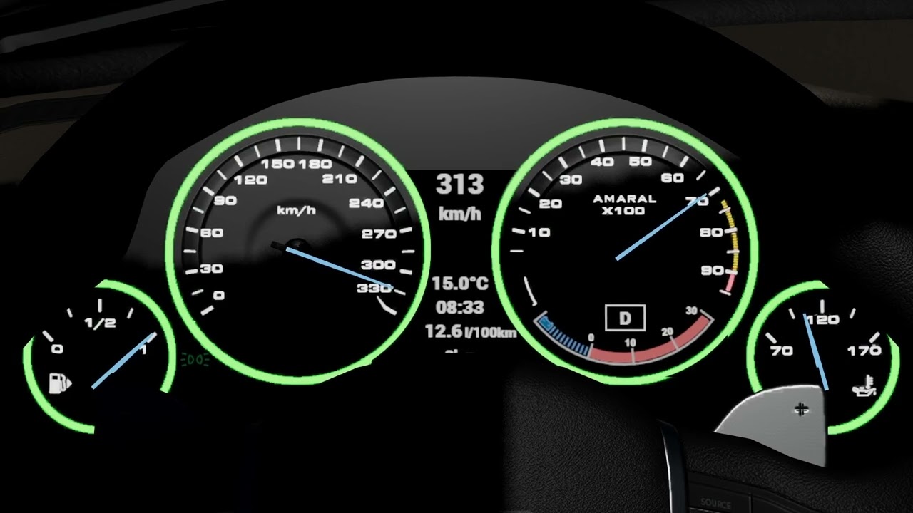 2010 ETK 800 Black Limited V10 (S85) 7SGT-sequential gearshift transmission acceleration