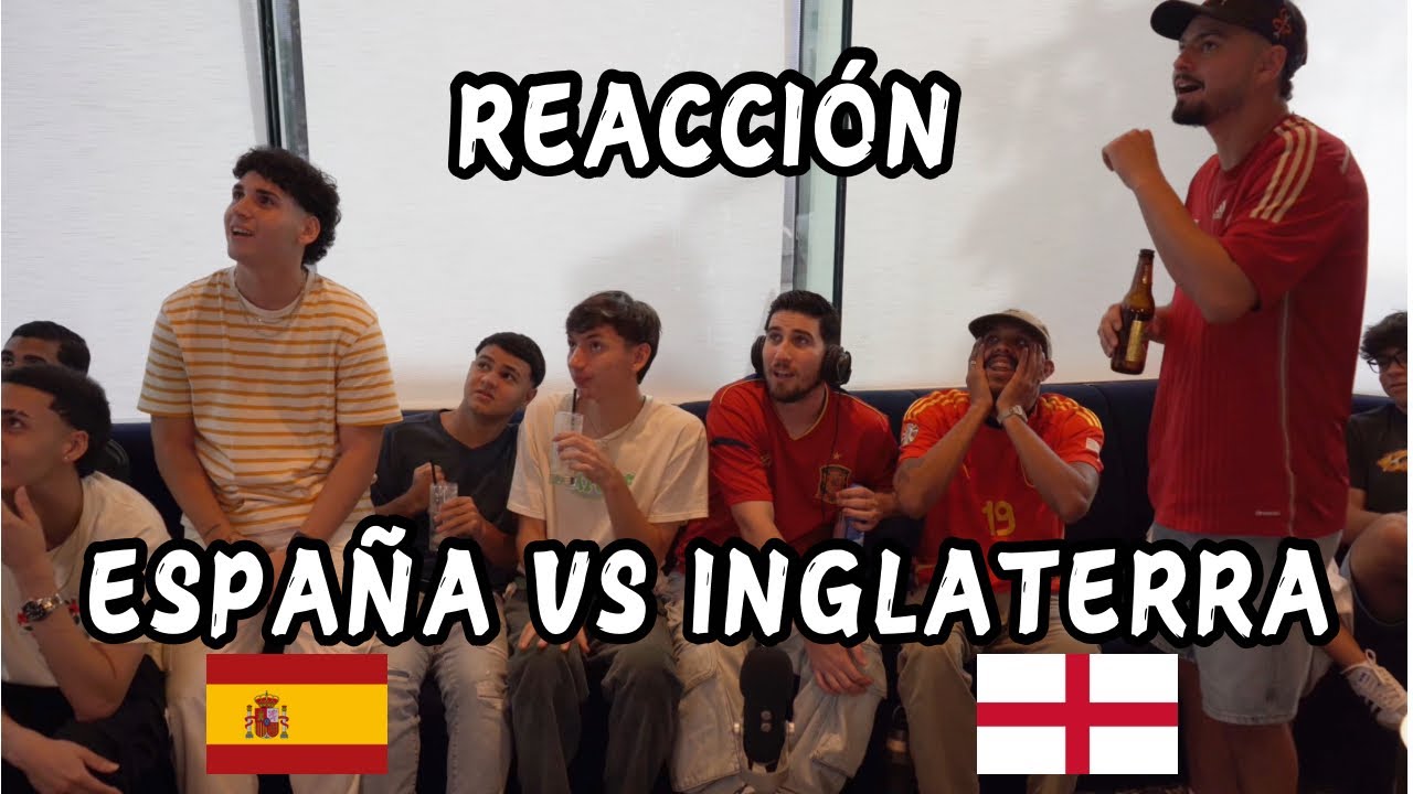 ESPAÑA VS INGLATERRA. REACCIÓN A LA FINAL DE LA EUROCOPA 🇪🇸🏴󠁧󠁢󠁥󠁮󠁧󠁿