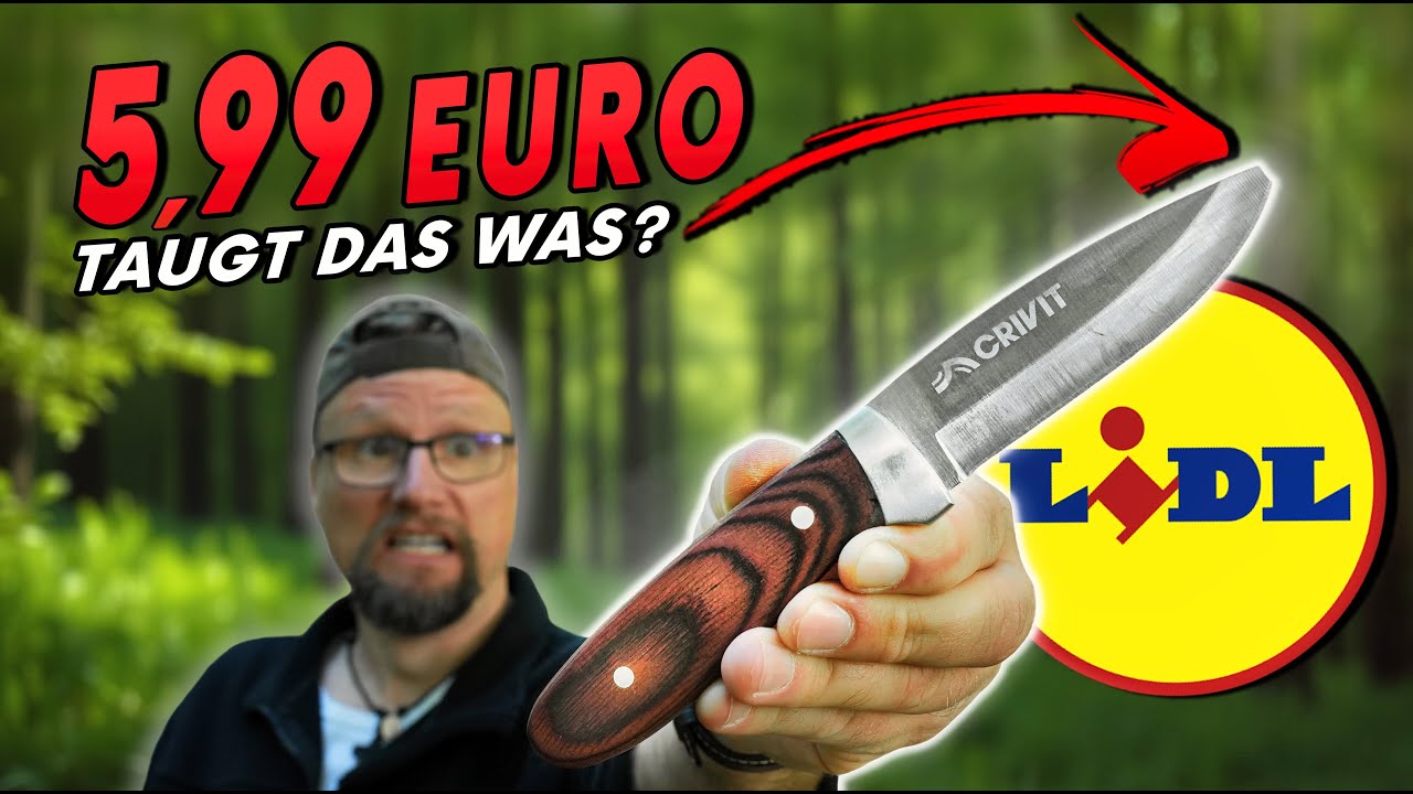 Outdoor-Messer von LIDL im Härtetest | Schnäppchen oder Müll?