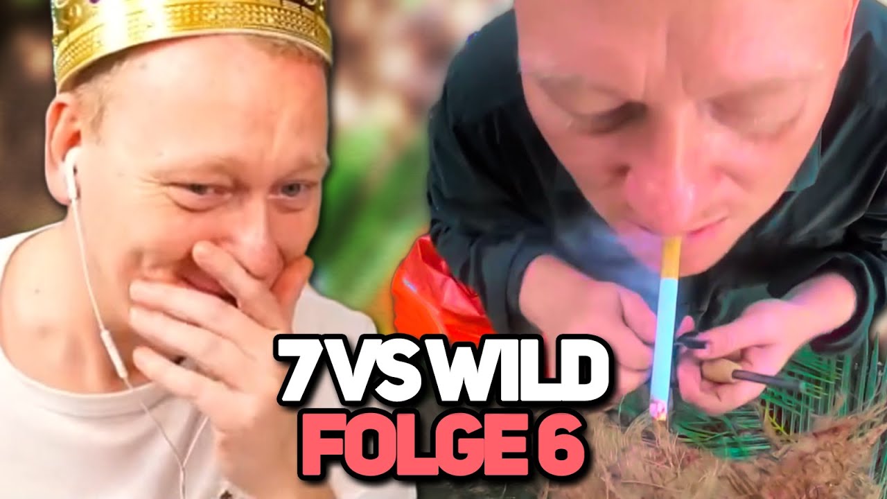 BITTE NICHT NACHMACHEN! 😂 7 VS WILD - KROKODIL AM LAGER FOLGE 6 REAKTION 🔥