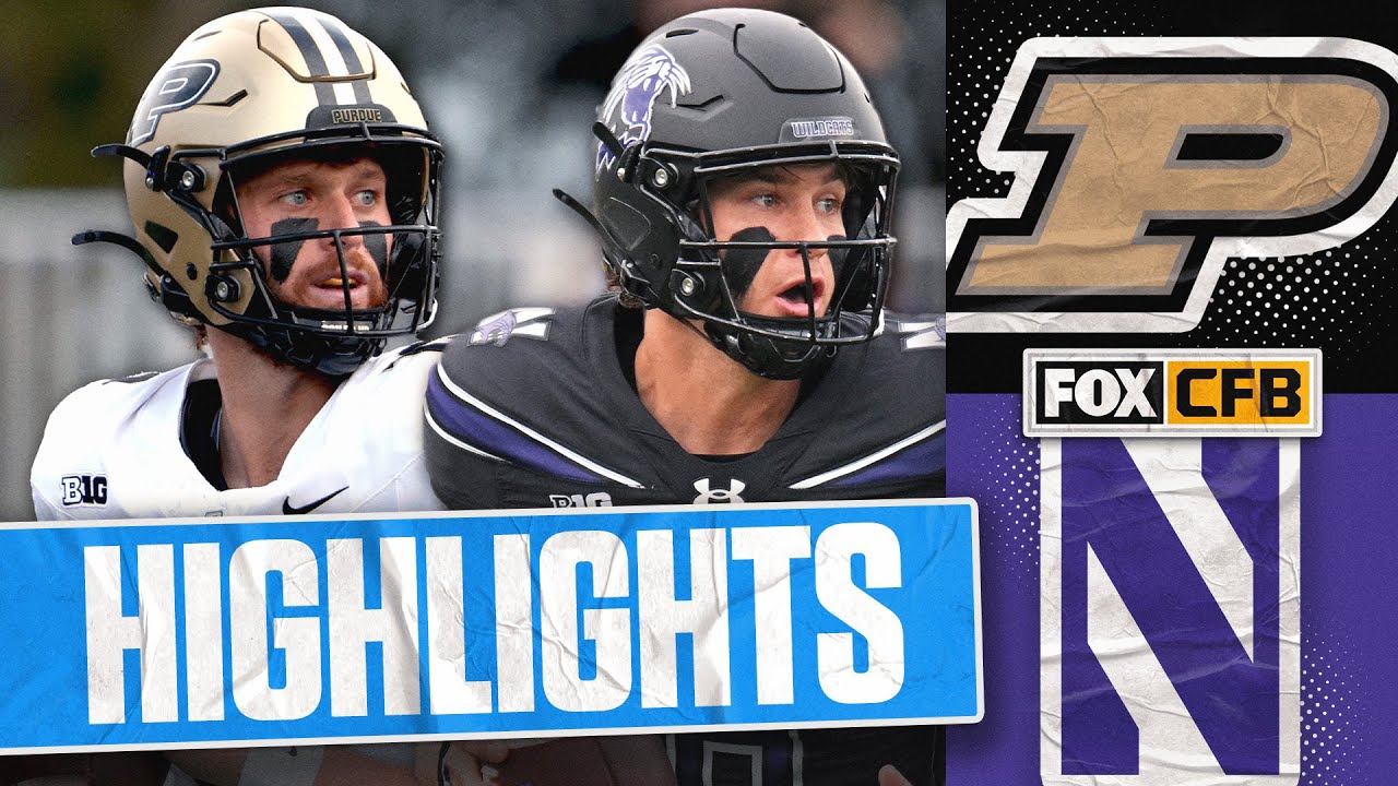 Purdue Boilermakers vs. Northwestern Wildcats Highlights | FOX College Football