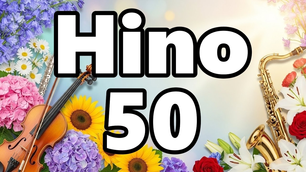 Hino 50 CCB -🎼 GLÓRIA A JESUS ALELUIA 🎼- Legendado - LOUVORES CCB #beloshinos #hinosccb