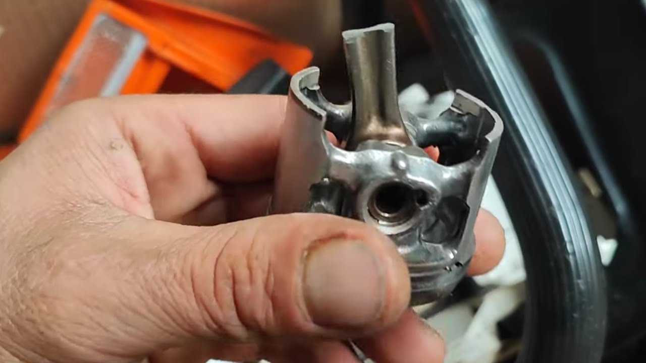 Stihl 034 NO ARRANCA!!…Una Biela PARTIDA, pistón PERFORADO!! Que más se puede pedir??