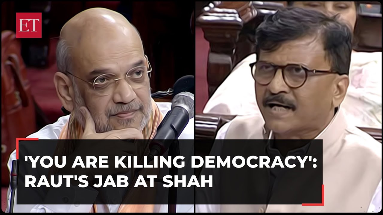 'Aapki aankho ki sharam tak apne bechi': Sanjay Raut jabs at Amit Shah on Delhi Services Bill
