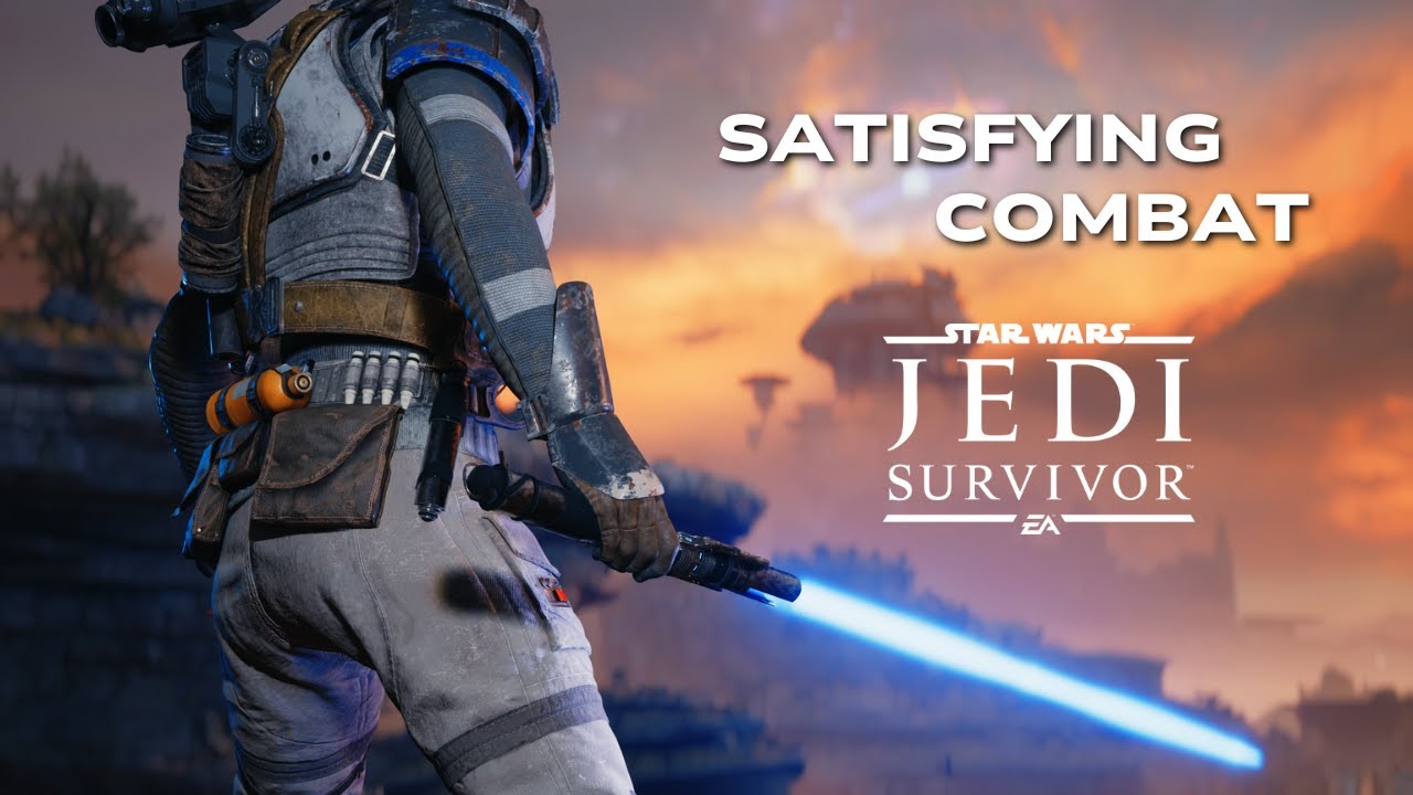 Star Wars: Jedi Survivor - Захватывающие боевые моменты (геймплей на ПК)