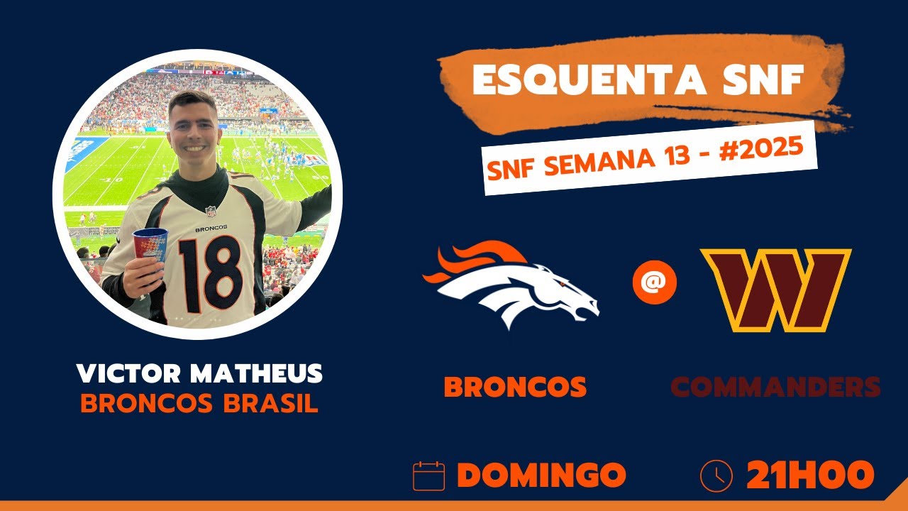 ESQUENTA SNF - SEMANA 13 #NFL2025: 