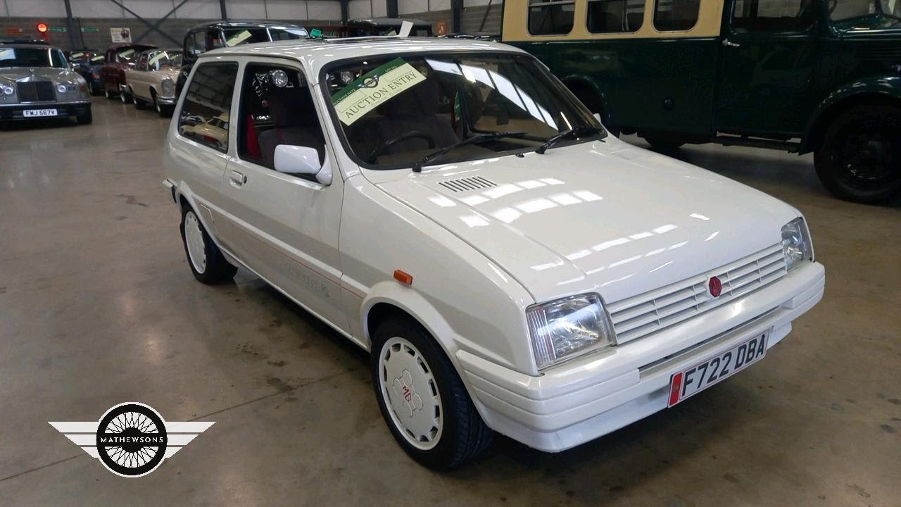 1988 MG METRO | MATHEWSONS CLASSIC CARS | AUCTION: 27, 28 & 29 NOVEMBER 2024