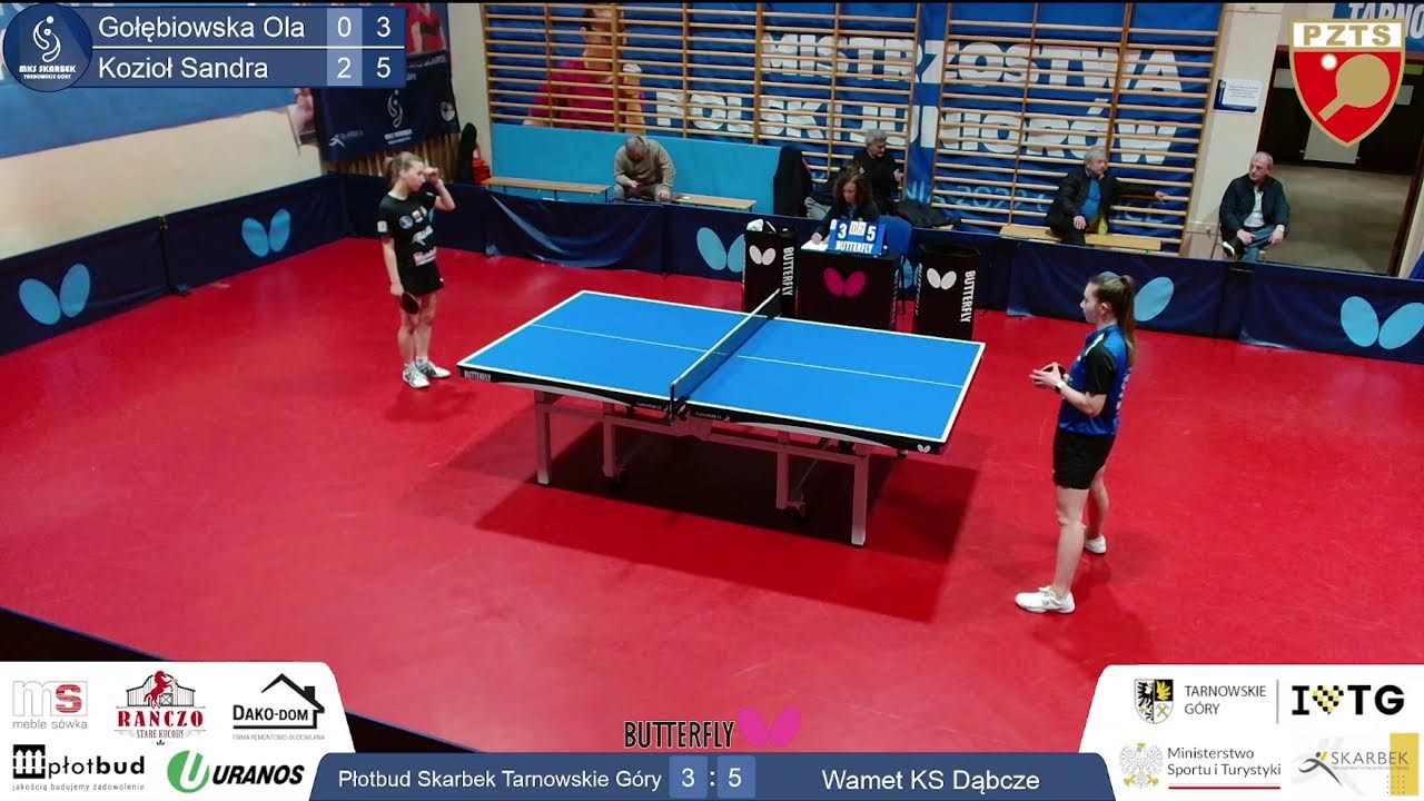 1 Liga Kobiet:  Płotbud Skarbek Tarnowskie Góry  -  Wamet KS Dąbcze  (stół 2)