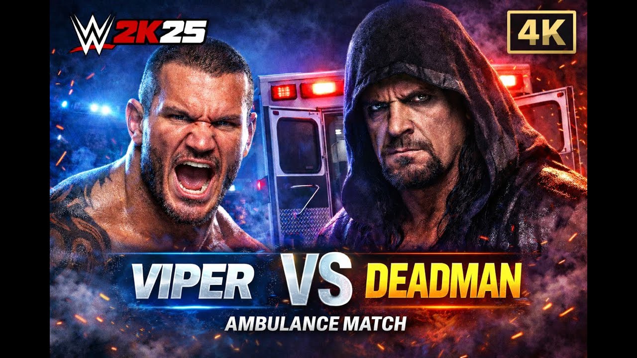 Randy Orton vs The Undertaker – Ambulance Match 💀 | WWE 2K25(4K)