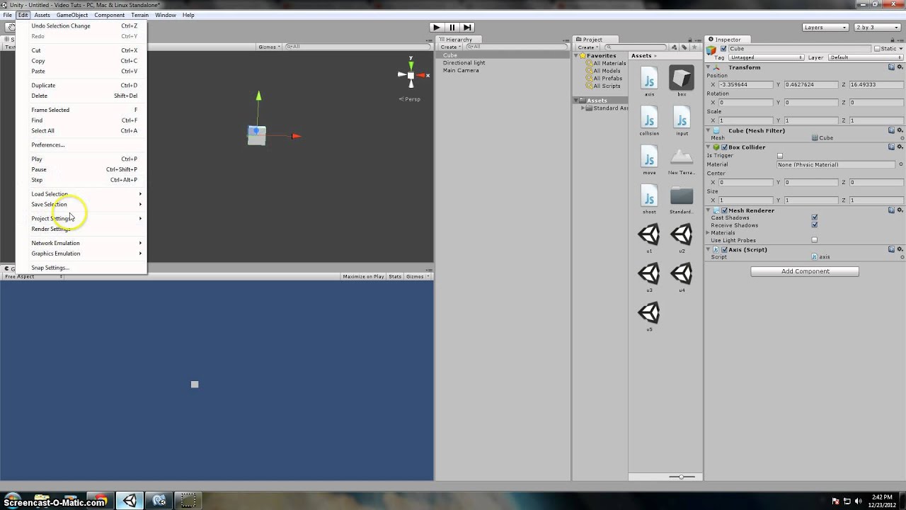 Unity Input.GetAxis