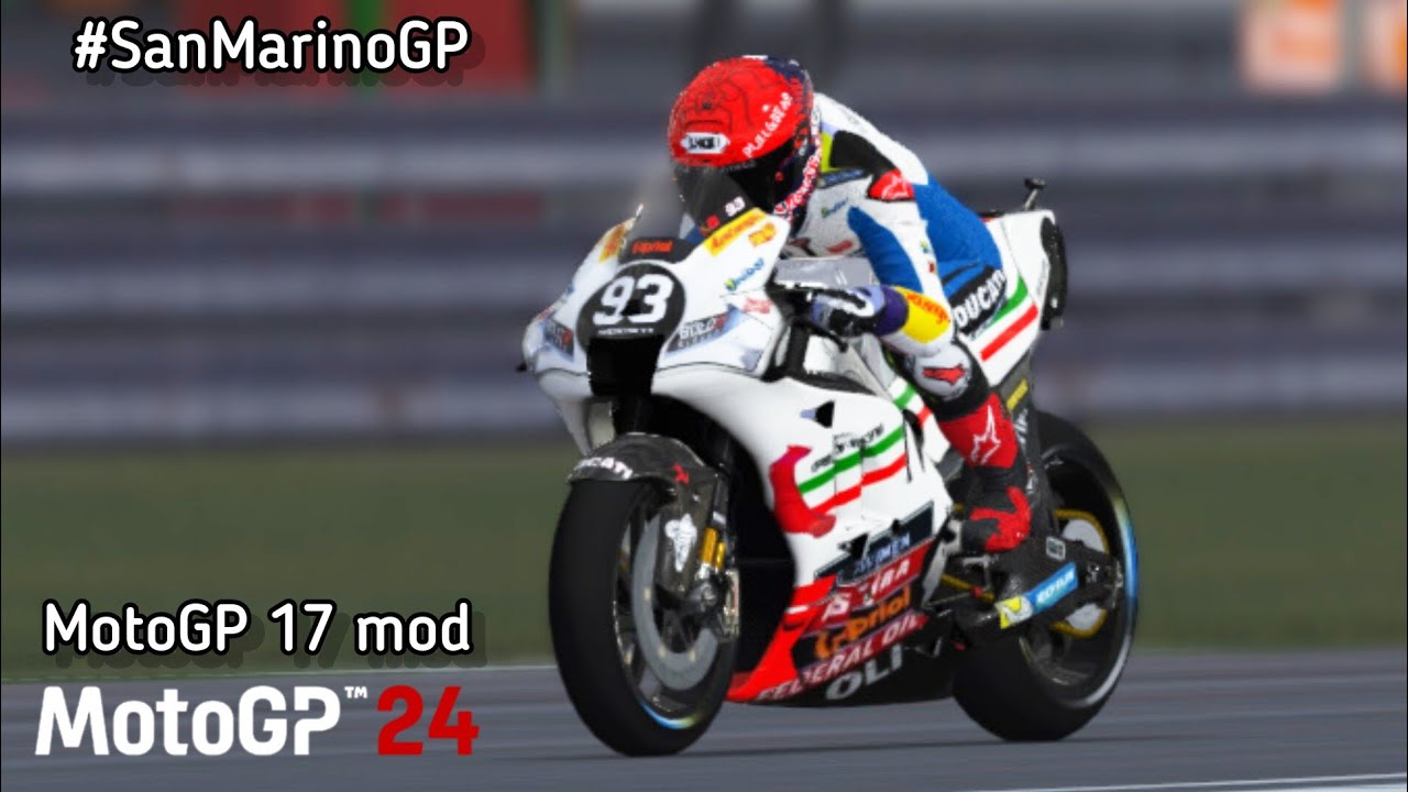 Marc Marquez Gresini Special Livery Misano - MotoGP 17 mod 2024 #SanMarinoGP
