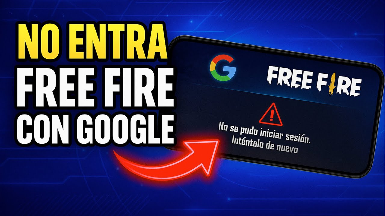 ✅PORQUE NO PUEDO ENTRAR A FREE FIRE CON MI CUENTA DE GOOGLE