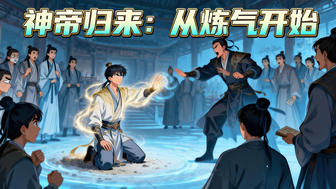 《神帝歸來：從煉氣開始》📢新番上線丨三年無法引氣的廢柴，生死間爆發出驚人實力。被誤認有高人指點的他，將如何用“廢料”攪動宗門風雲？#逆襲 #開掛 #漫劇