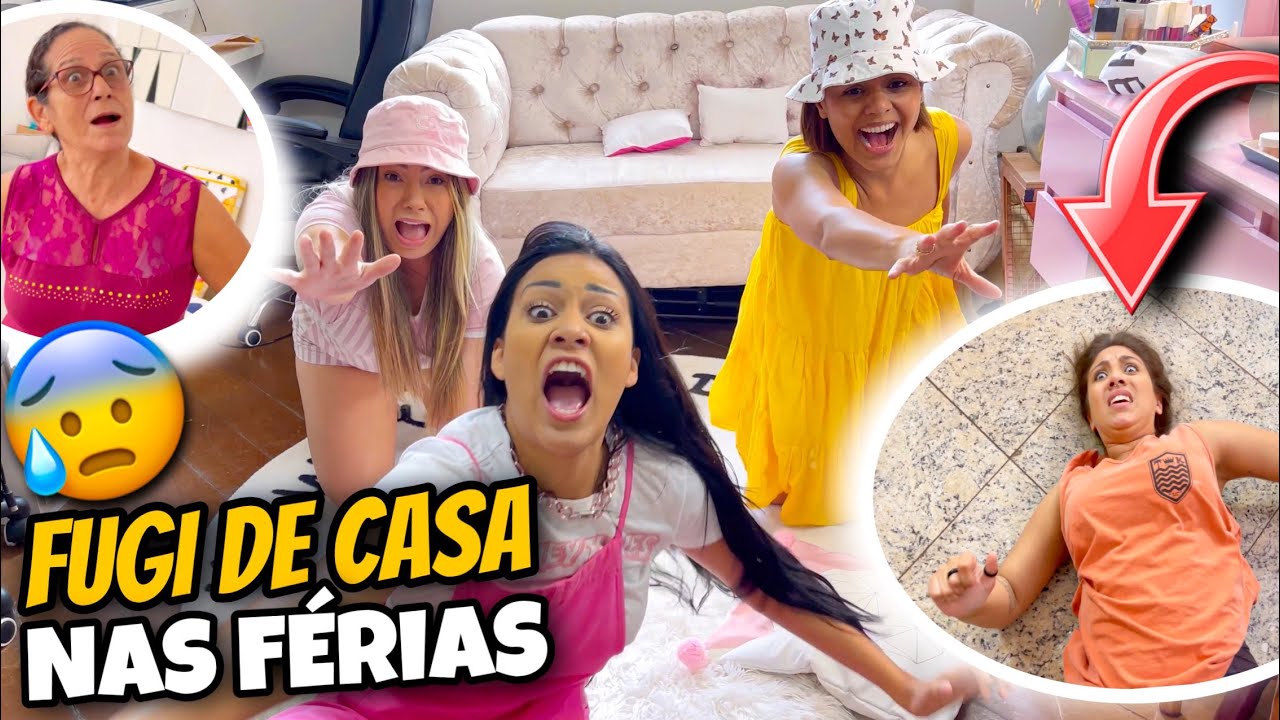 FIQUEI INVISÍVEL NAS FÉRIAS E FUGI DE CASA !! *NOVELINHA* 😰