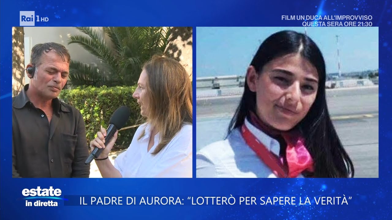 Aurora Maniscalco morta a Vienna, parla il padre - Estate in diretta 08/07/2025