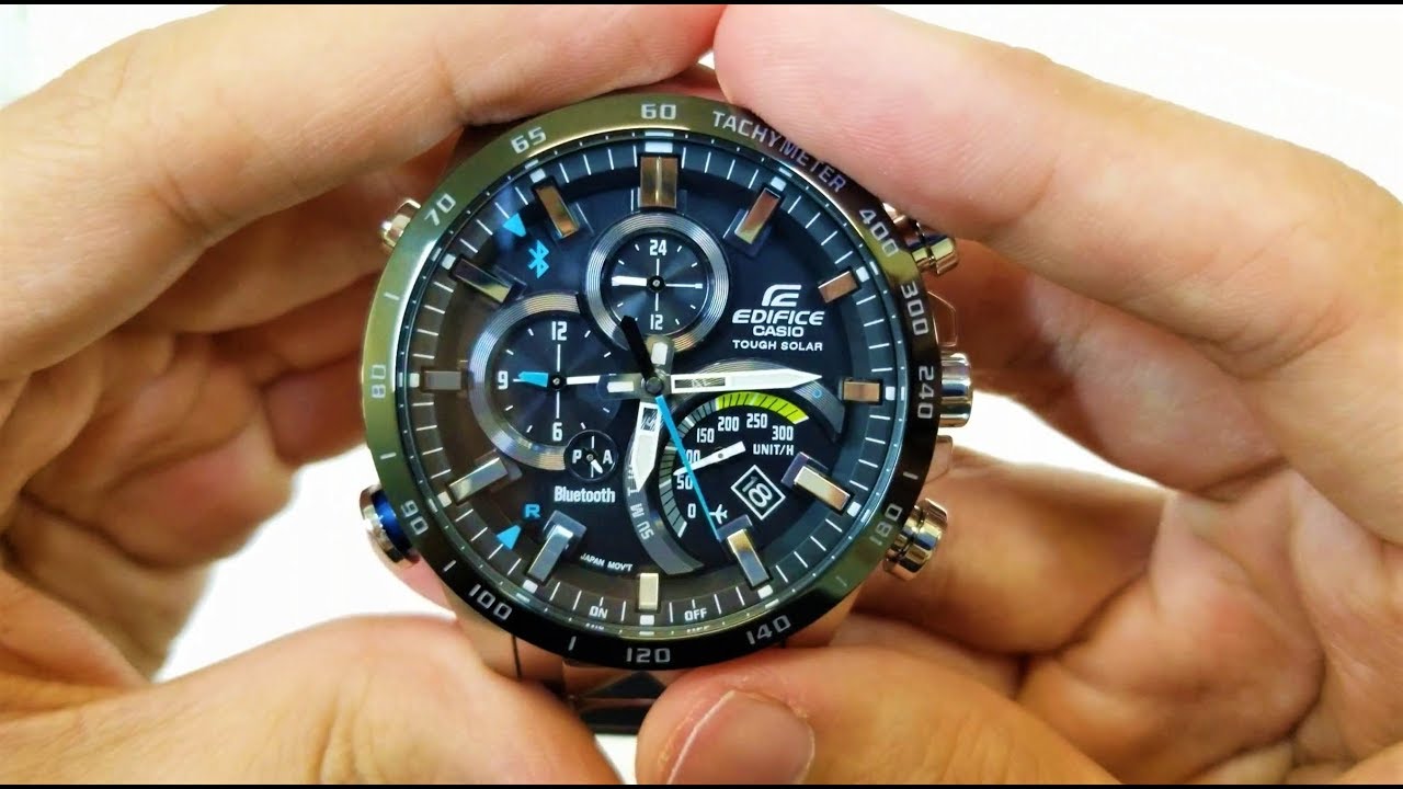 CASIO EDIFICE BLUETOOTH WATCH (EQB-501XDB-1ADR) UNBOXING