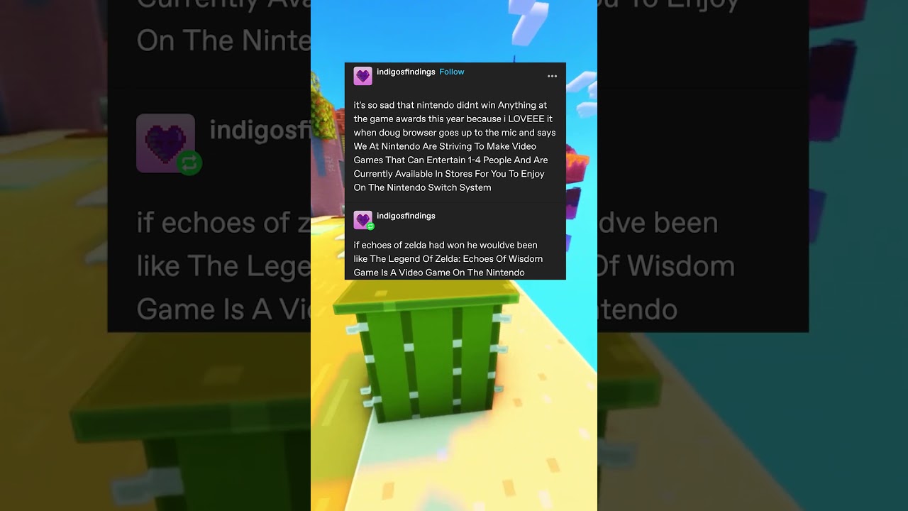 Nintendo tumblr post