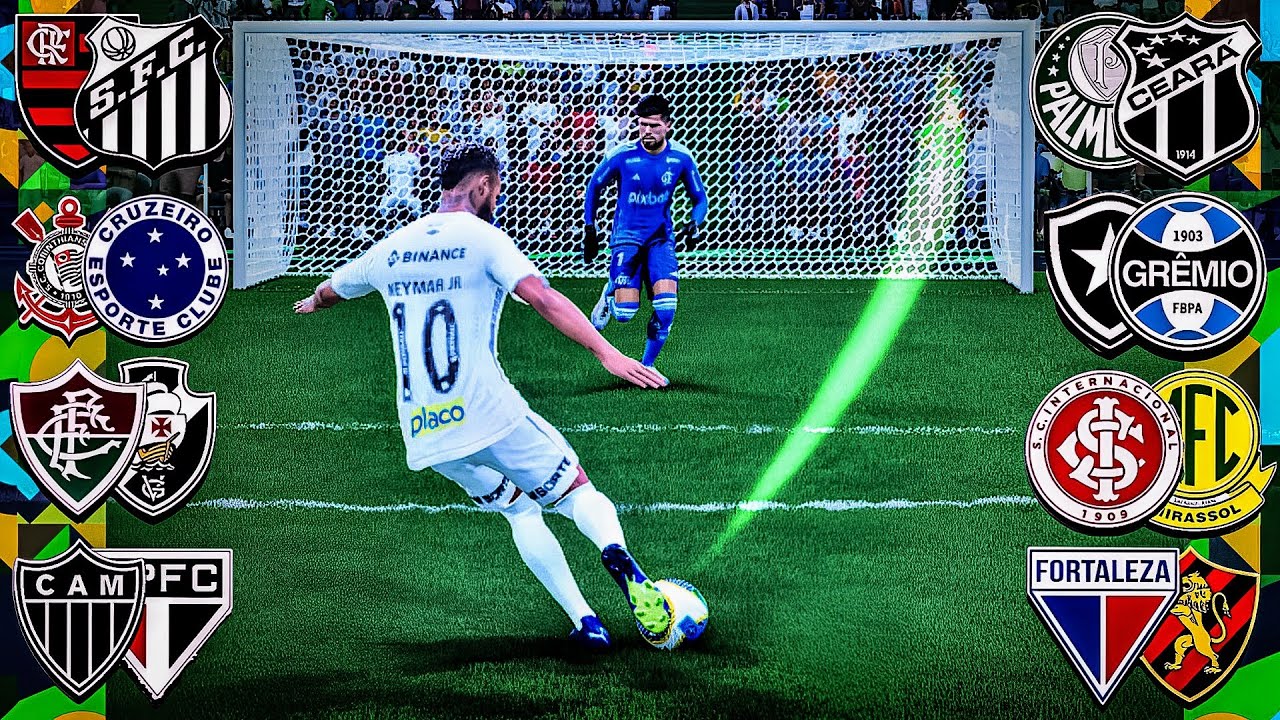 COMEÇA o BRASILEIRÃO 2025 de SHOOTOUT!! EA FC25!