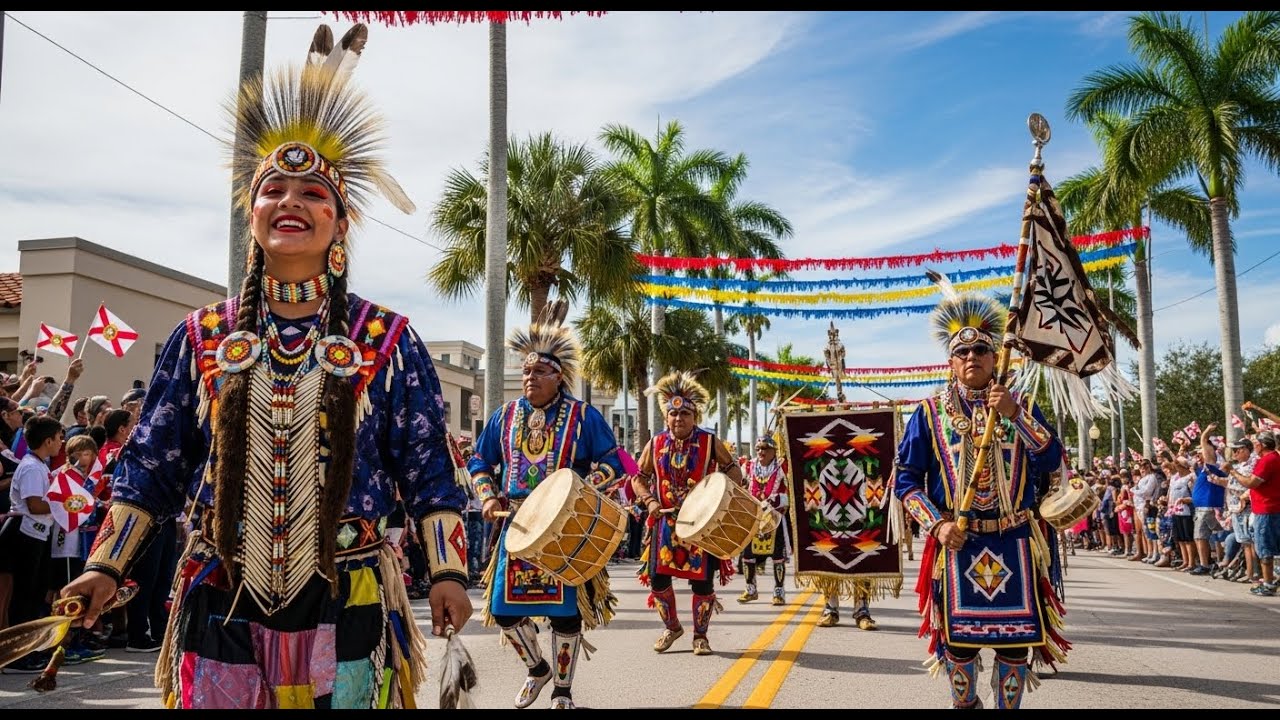 AMAZING Seminole Tribe Parade Florida 2026 🪶 | Unconquered People Native American Culture | 4K