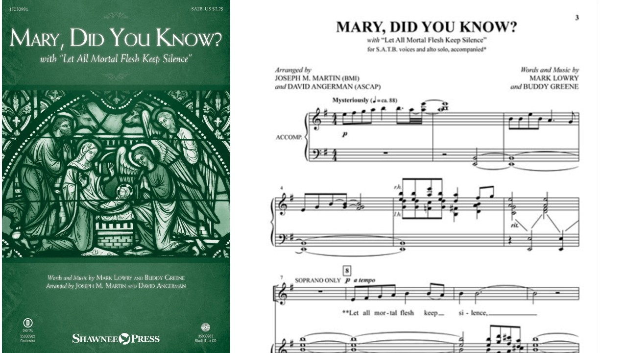 MARY, DID YOU KNOW? (w/ 
