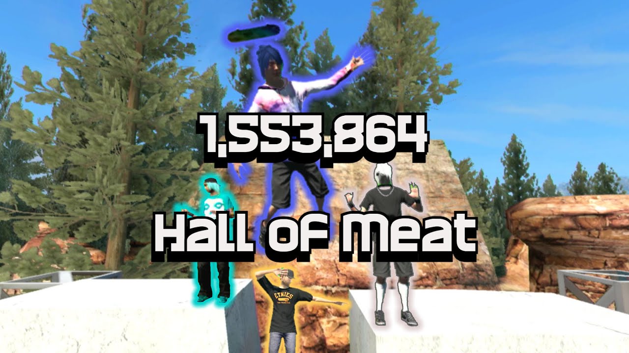 I HIT A 1,553,864 HALL OF MEAT SCORE IN SKATE 3