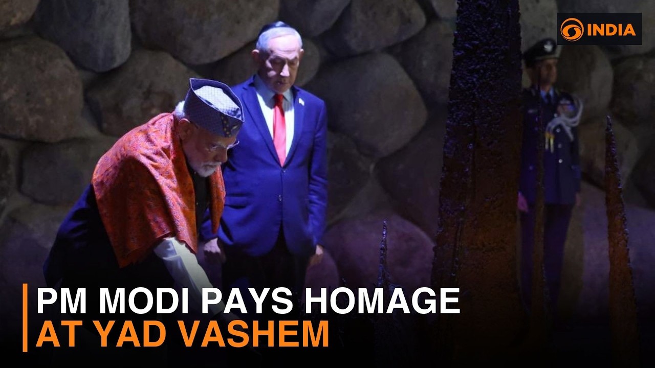PM Modi pays homage at Yad Vashem & more latest news | DD India Live