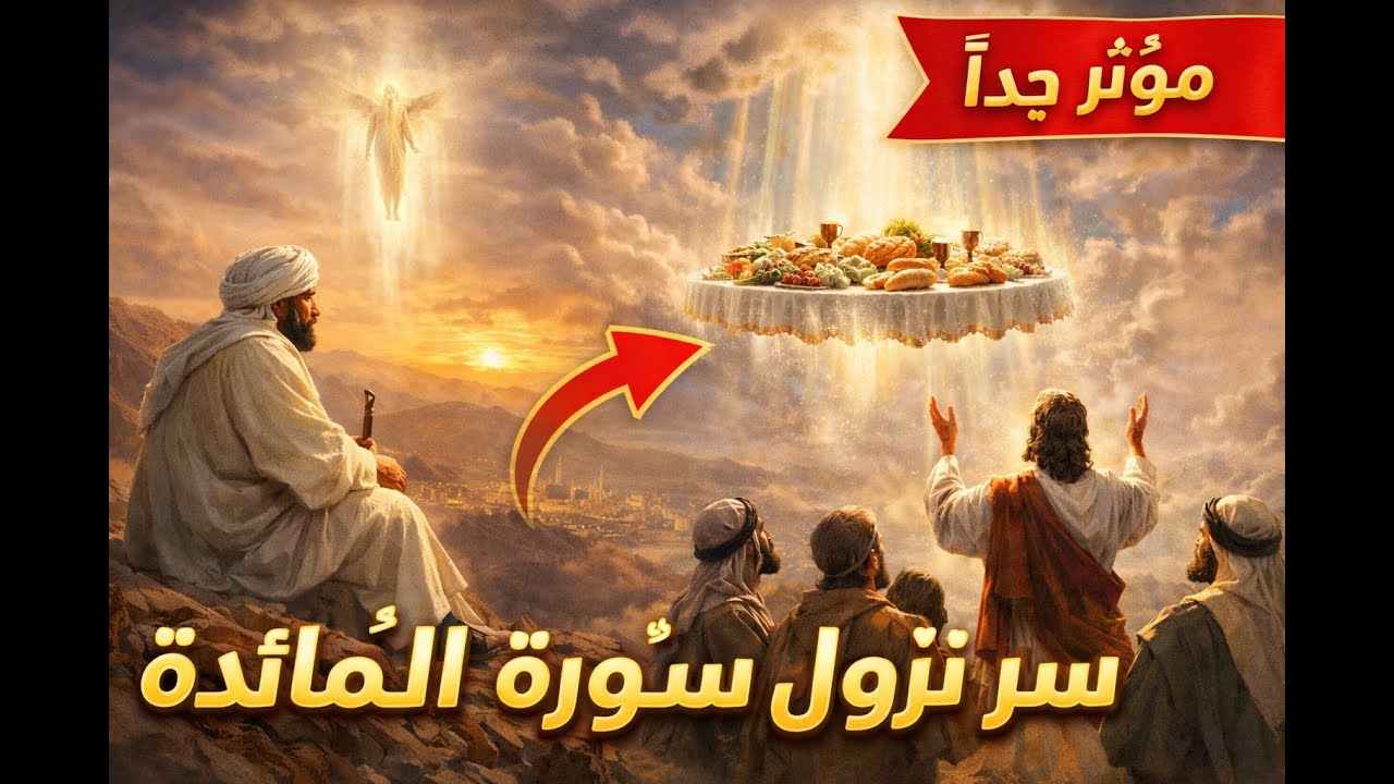 المائدةسبب نزول سورة المائدة ولماذا سميت بهذا الاسم… وما سر قصة المائدة
