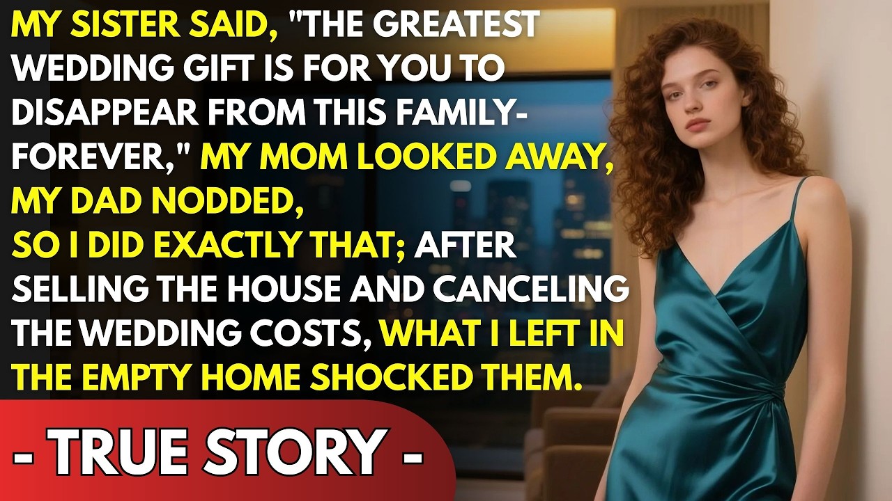 MY SISTER SAID “DISAPPEAR FOREVER” — SO I SOLD THE HOUSE