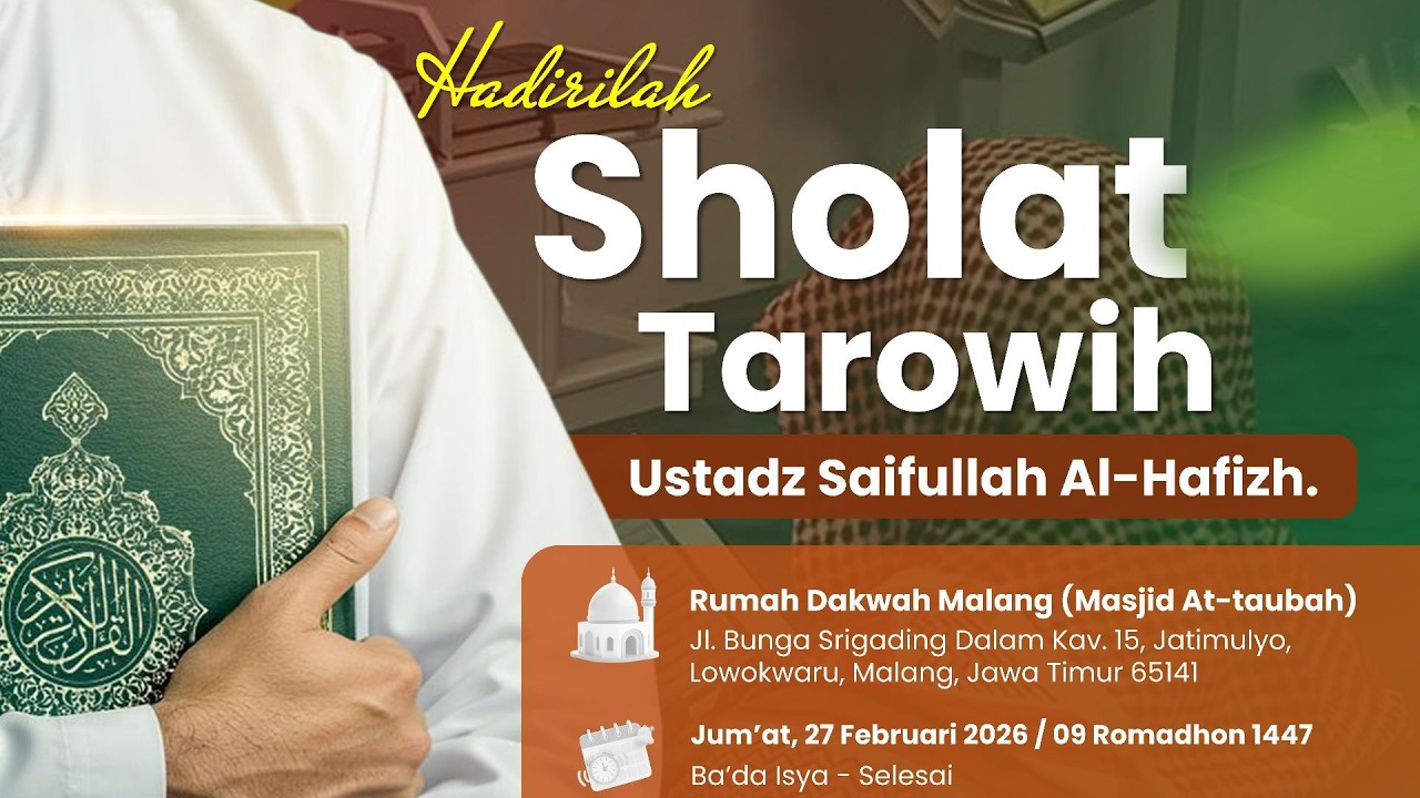 Shalat Tarawih 10 Ramadhan 1447 H