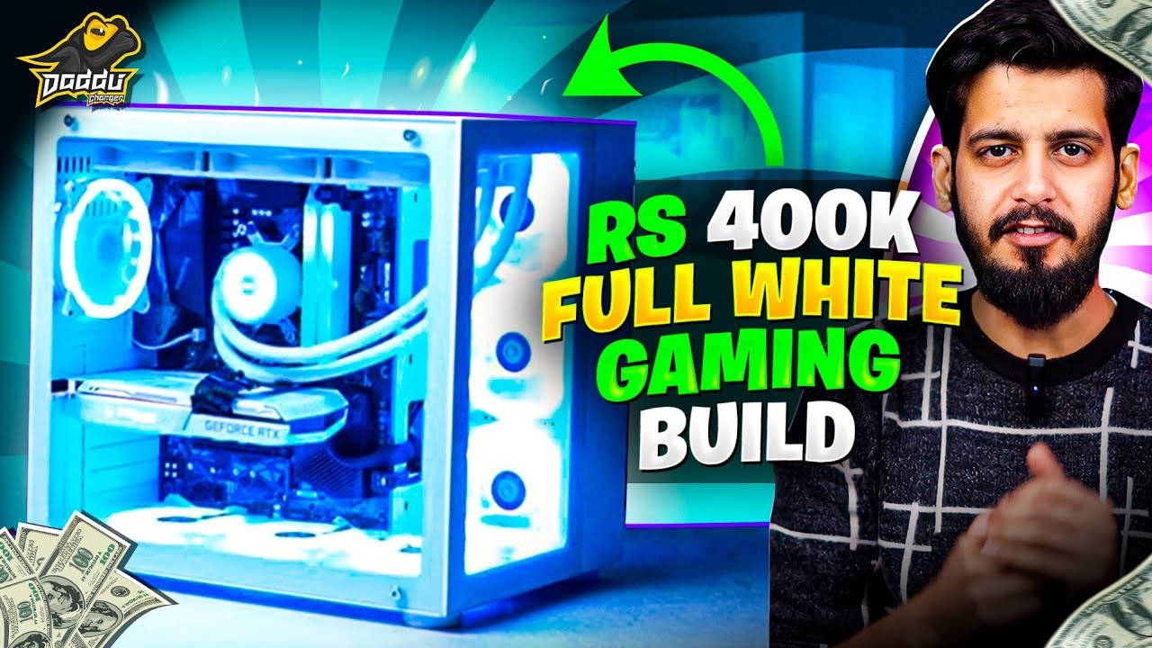 PKR 400K Full White Gaming Build By Daddu Charger Gaming Store