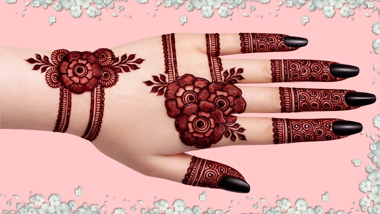 New Rose Flower Mehandi Design /  Full Hand Mehandi Design  / Viral Mehandi / 