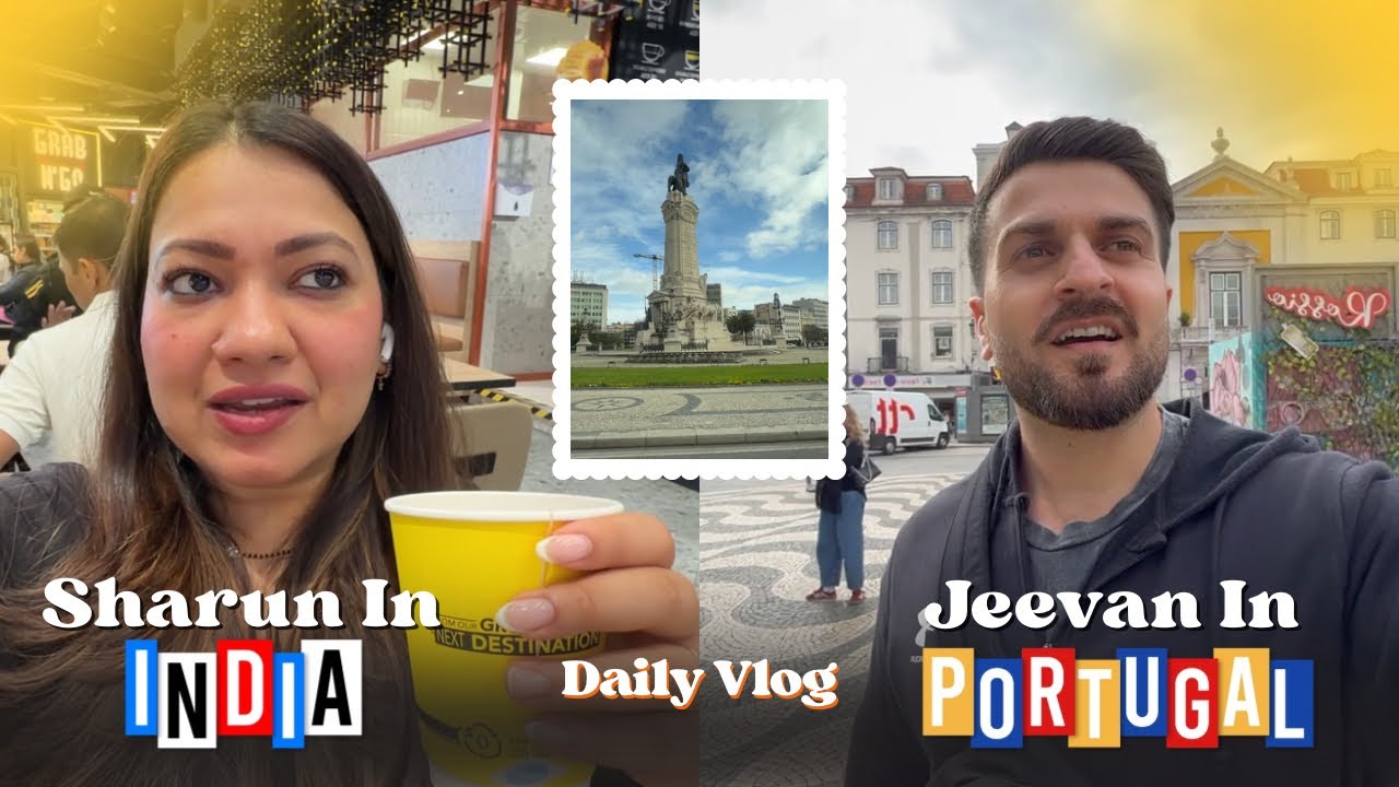 A day in Portugal(Lisbon) || Jeevan Singh || Sharun Goyal || Mr & Mrs Rajput
