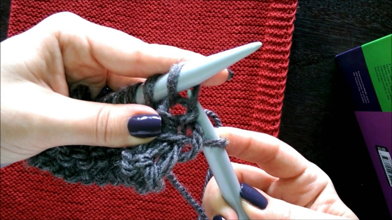 Curso Express para aprender a tejer. 4ª clase: Punto del Revés