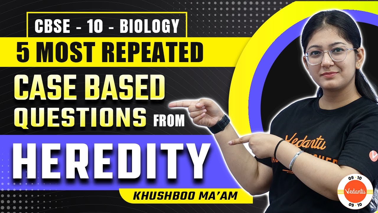 Heredity Class 10 | 5 Most Repeated Case Based Questions | Biology - Science | CBSE Board Exam 2024