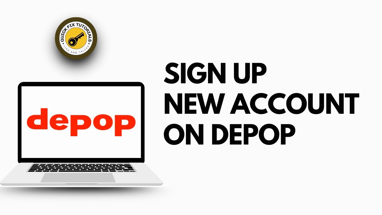How to Singup for a new account on Depop