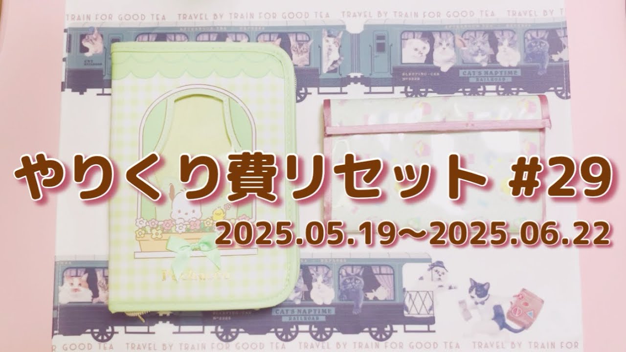 【やりくり費ルーティン #29】スライド式家計簿╎ やりくり費仕分け╎ お財布リセット╎ お給料╎ 実家暮らし╎ ゆる広浪費家オタク╎ サンリオ╎ ハロプロ╎ ジャニーズ