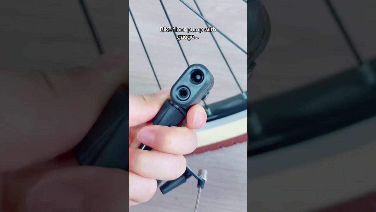 Hycline's portable bike floor pump. Inflate anytime